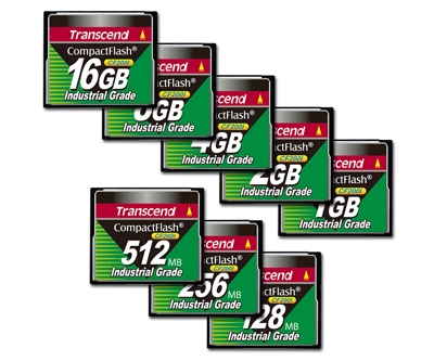 Transcend CF200I 4GB Industrial Grade CompactFlash Card 